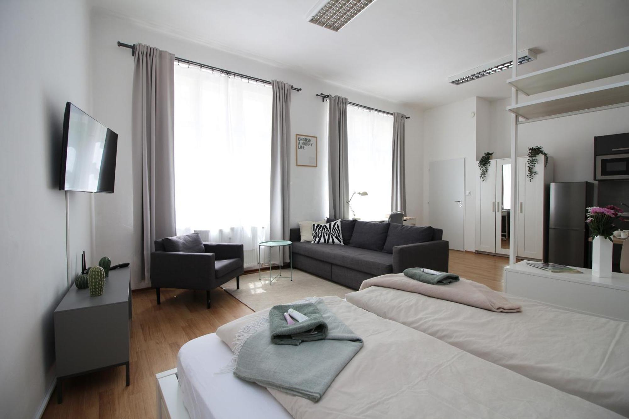7 NIGHTS Apartments Dominikánské n. Brno Exteriér fotografie